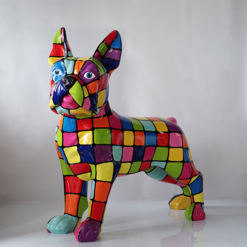 pies Duża figura Bulldoga Francuskiego - smarties