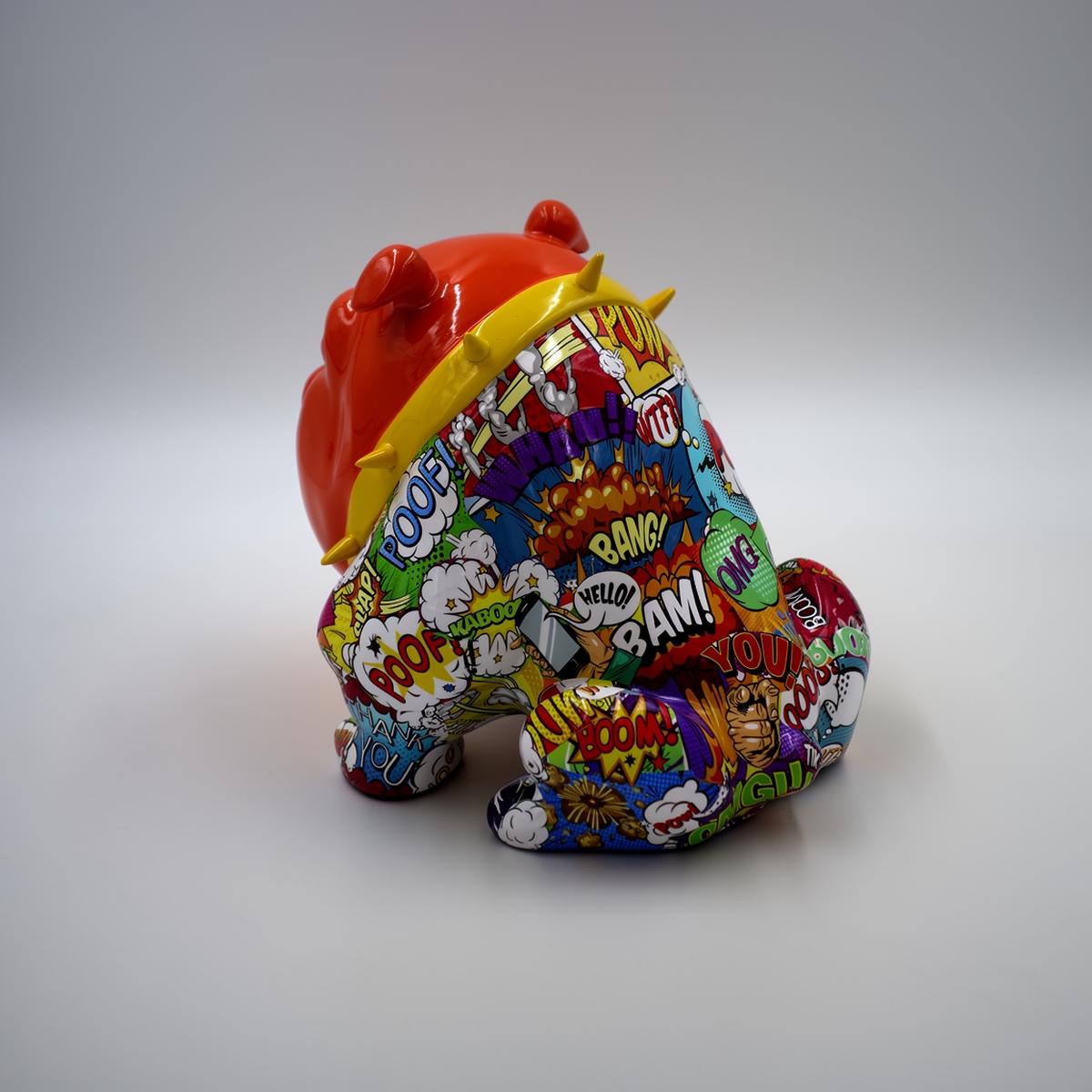 Figure Décorative Bulldog Avella 55 cm Pop Art – Image 3