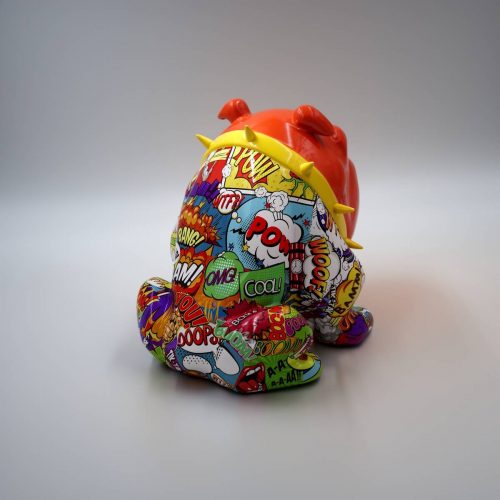 Chien Bulldog Avella 55 cm - Pop art