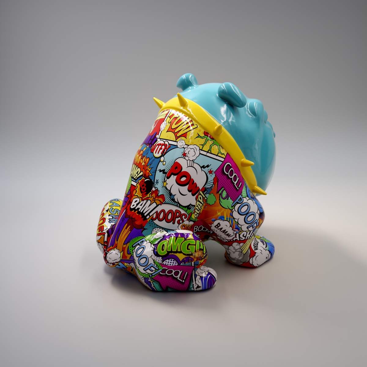 Figure Décorative Bulldog Avella 55 cm Pop Art – Image 4