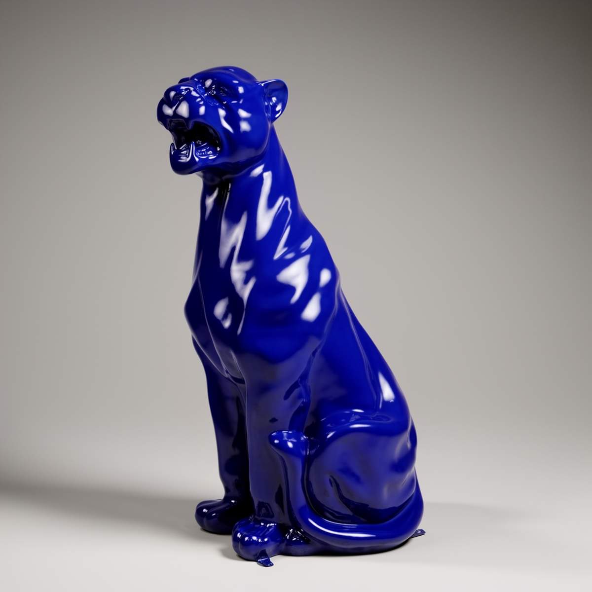 Figure Décorative Panthère Assise XXL – Image 2
