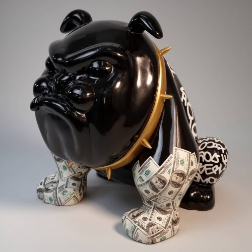 Bulldog Avella 55cm Dog - Louis Paris