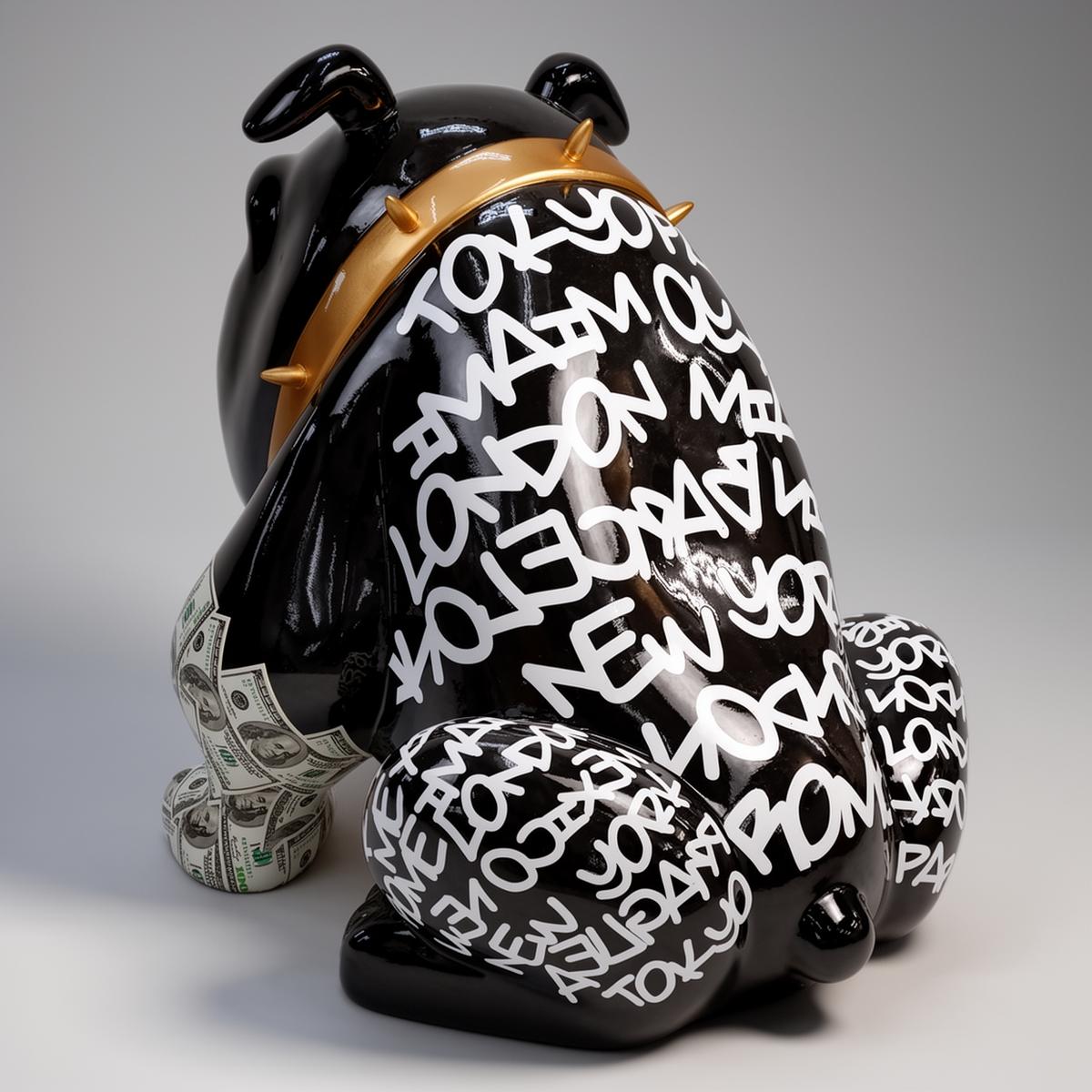 Figure Décorative Bulldog 55 cm Avella Louis Paris – Image 3