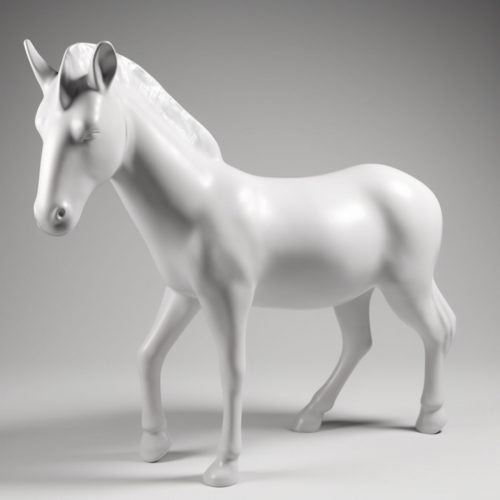 Figurine grandeur nature de Zèbre Niemiecki: