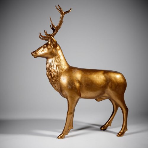 Figurine décorative 3D - Grand Cerf Rouge