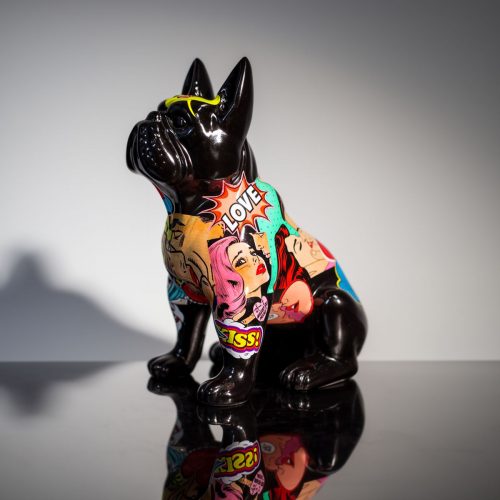 Figurine décorative Bouledogue Français - Bande Dessinée