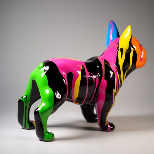 Figurine de Bouledogue Français debout - Trash