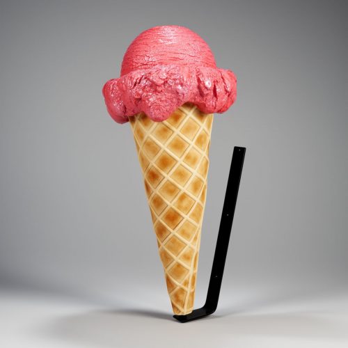 Glace Boule Pastel Rose