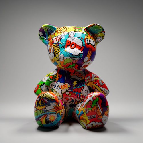 Petit Ourson Assis - Pop ART