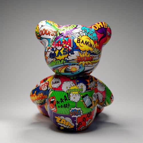 Petit Ourson Assis - Pop ART