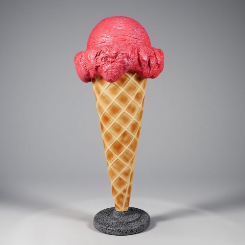 Glace Boule Pastel Rose