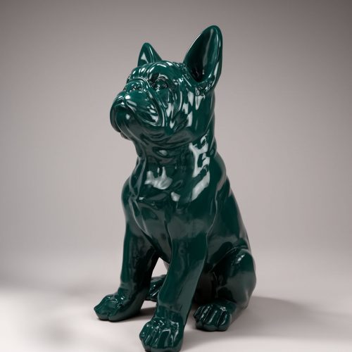 Grande figurine de bouledogue français