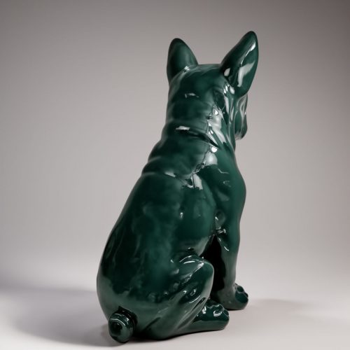 Grande figurine de bouledogue français