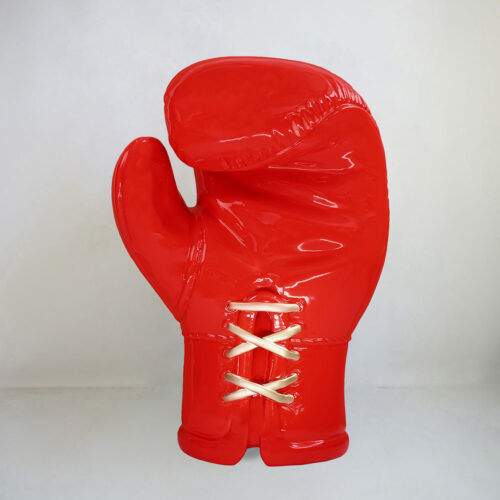 Grande Figurine Réaliste Gant de Boxe - Rouge