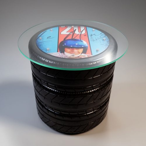 Stolik z opon z motywem Le Mans 20