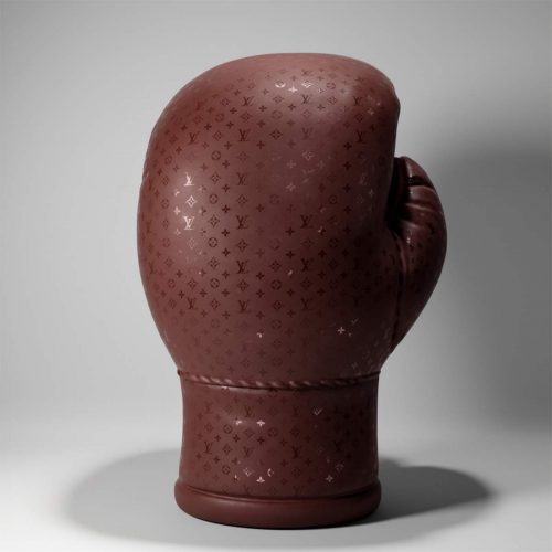 Grande Figure Réaliste Gant de Boxe - Monogramme