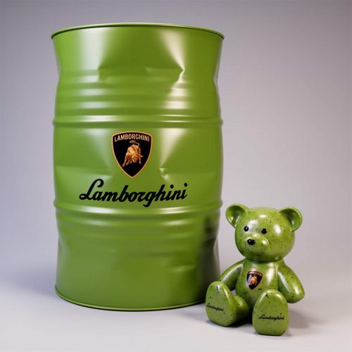 Baril plié avec logo