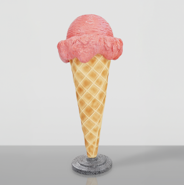 Glace Boule Pastel Rose