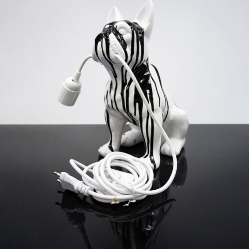 Figurine Décorative Lampe Bulldog Français - Motif II