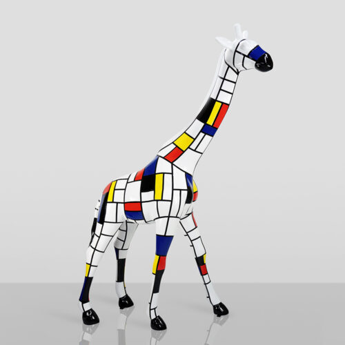 Grande Girafe 230CM Version Mondrian