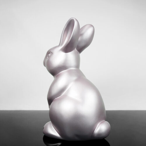 Figura Décorative Lapin de Pâques - Rose Poudré