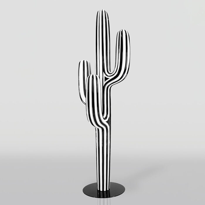 Portemanteau Cactus Noir et Blanc