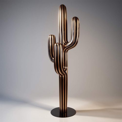 Portemanteau Cactus Or-Noir
