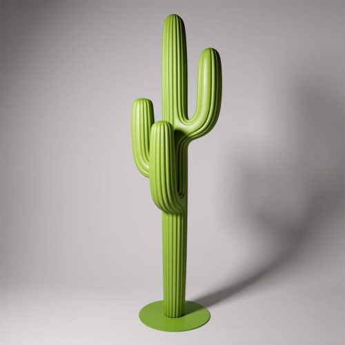 Porte-manteau vert pastel - cactus