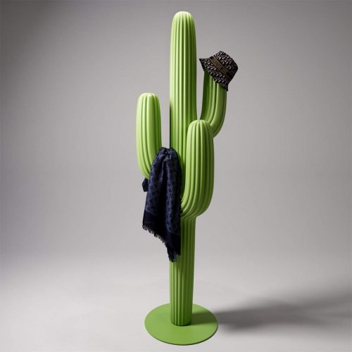 Porte-manteau vert pastel - cactus