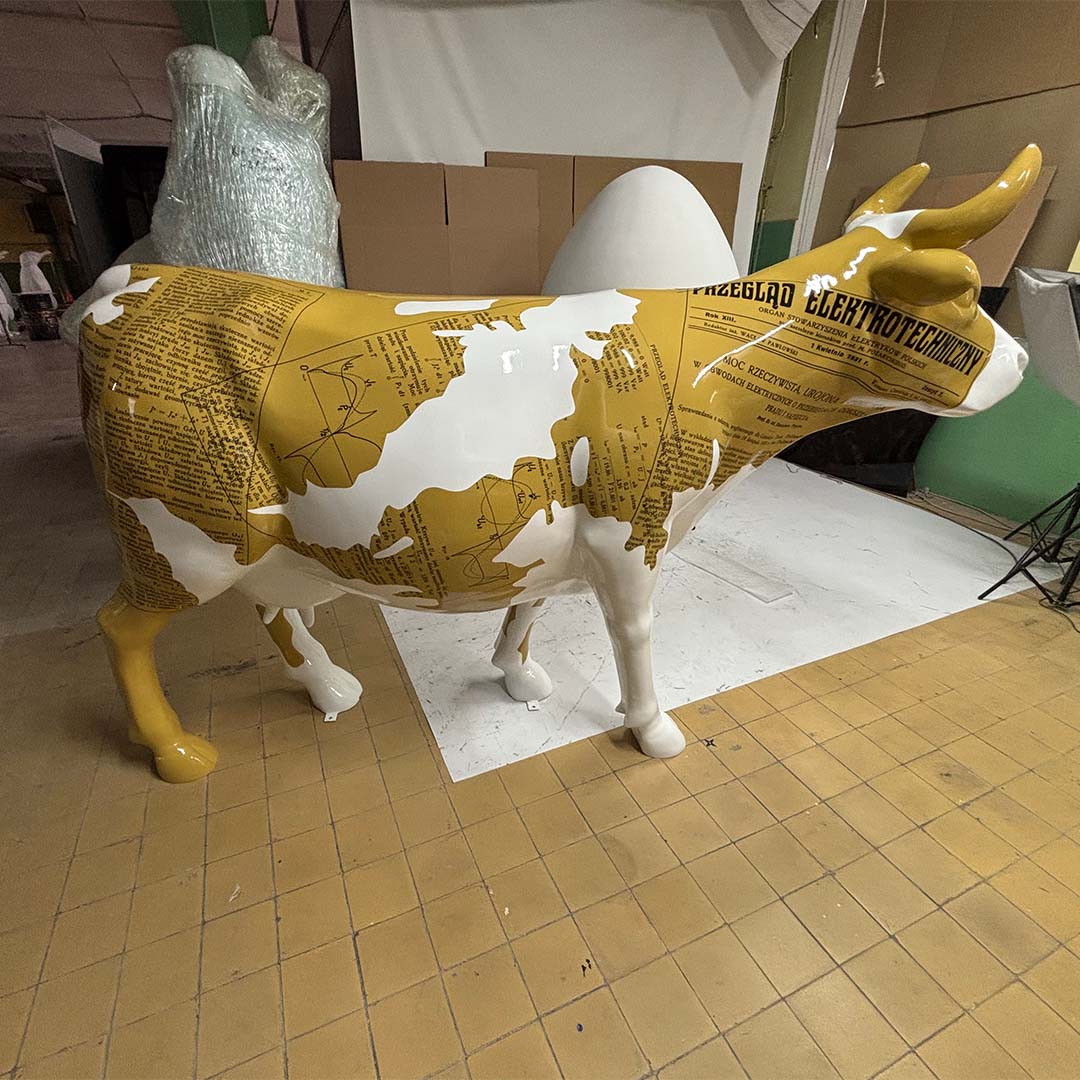 Vache Électrique – Symbole de l’Université Polytechnique de Silésie 4 IMG 927033