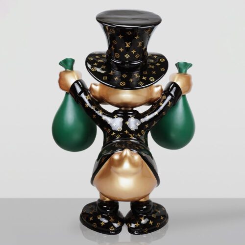 Figurine Décorative – Grand Balthazar Picsou avec des Sacs d’Argent
