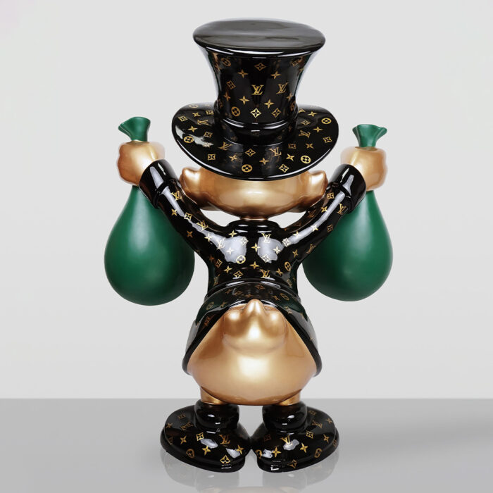 Figurine Décorative – Grand Balthazar Picsou avec des Sacs d’Argent – Image 2