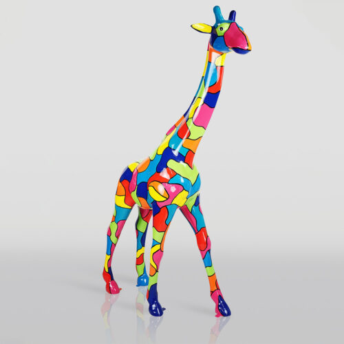 Grande Girafe 230cm – Version Colorée