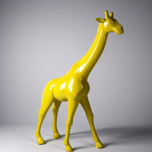 Grande girafe rose 230 cm