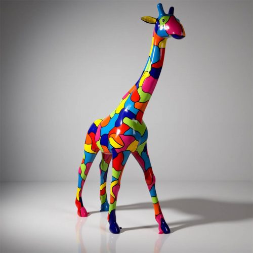Grande Girafe 230cm – Version Colorée