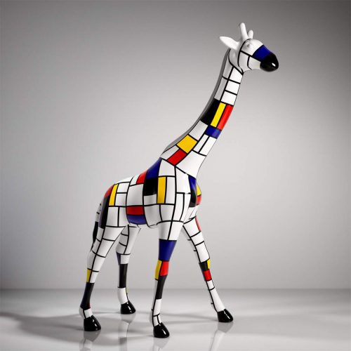 Grande Girafe 230CM Version Mondrian