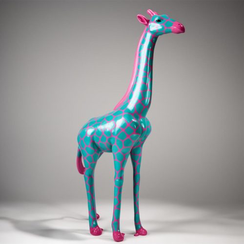 Girafe à Taches Céladon - Grande Figure 3D