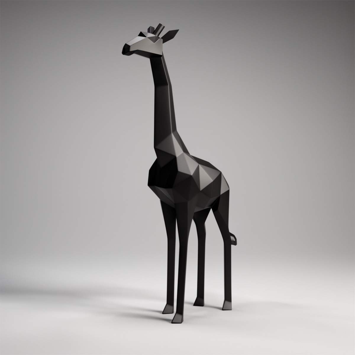 Grande Figure Low Poly Girafe