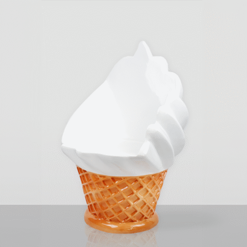 Fauteuil en forme de glace pour glacier