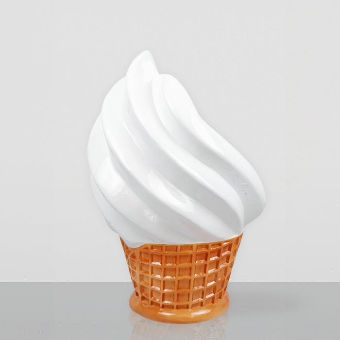 Table cornet gaufré pour glacier – Image 3