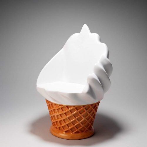 Fauteuil en forme de glace pour glacier
