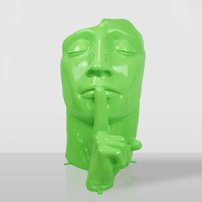 Masque avec doigt - Rouge – Image 2