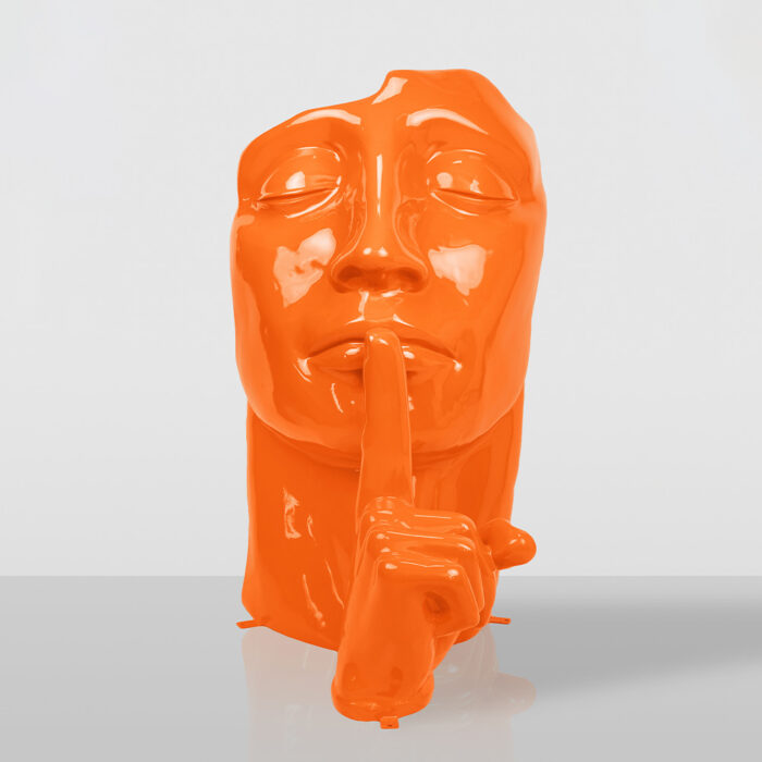 Masque avec doigt - Rouge – Image 5