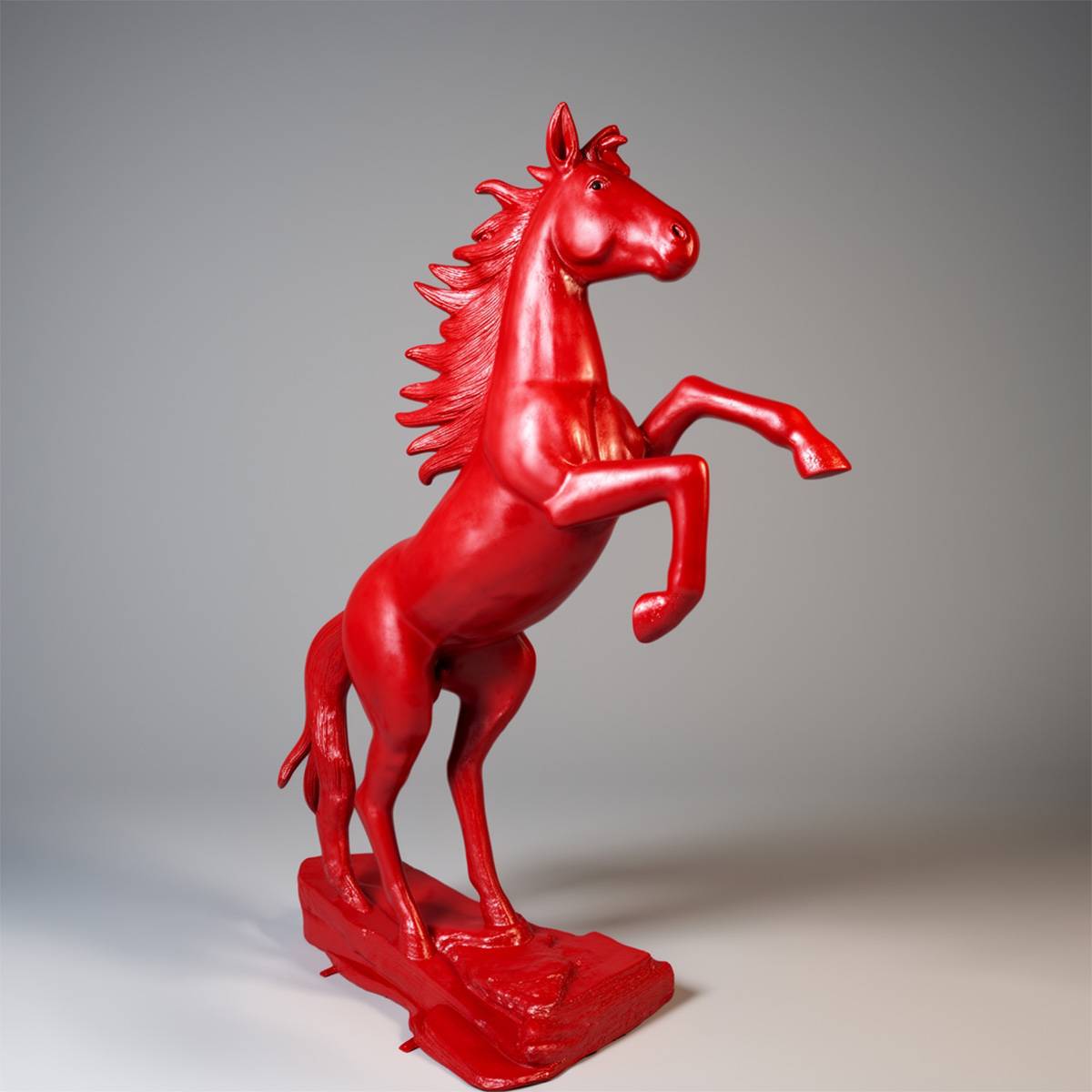 Figura dekoracyjna wierzgający koń – Image 3