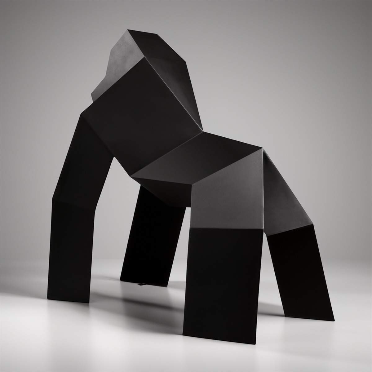 Grande Figure Low Poly Gorille Origami – Image 7