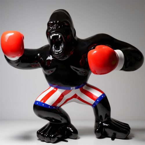 Grande Figurine Gorille Boxeur - Rocky