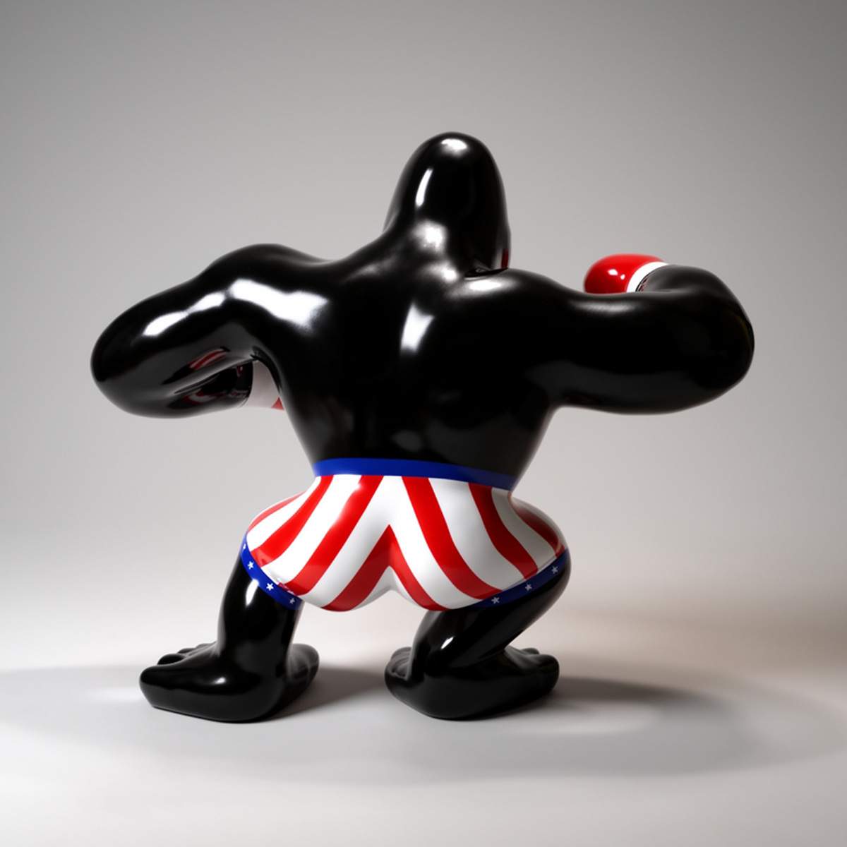 Grande Figurine Gorille Boxeur - Rocky – Image 2