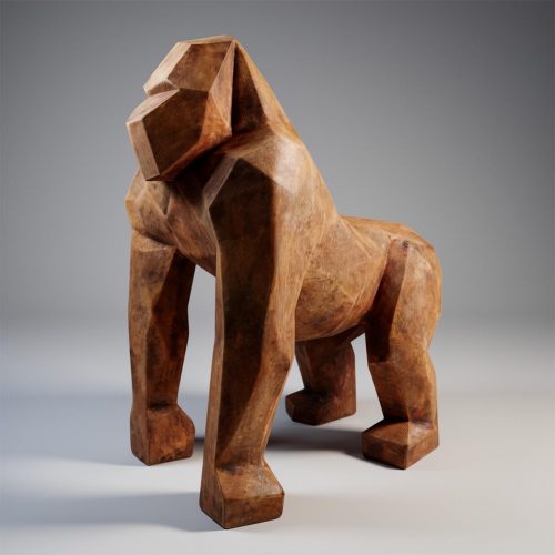 Gorille Carré – Effet Rouille