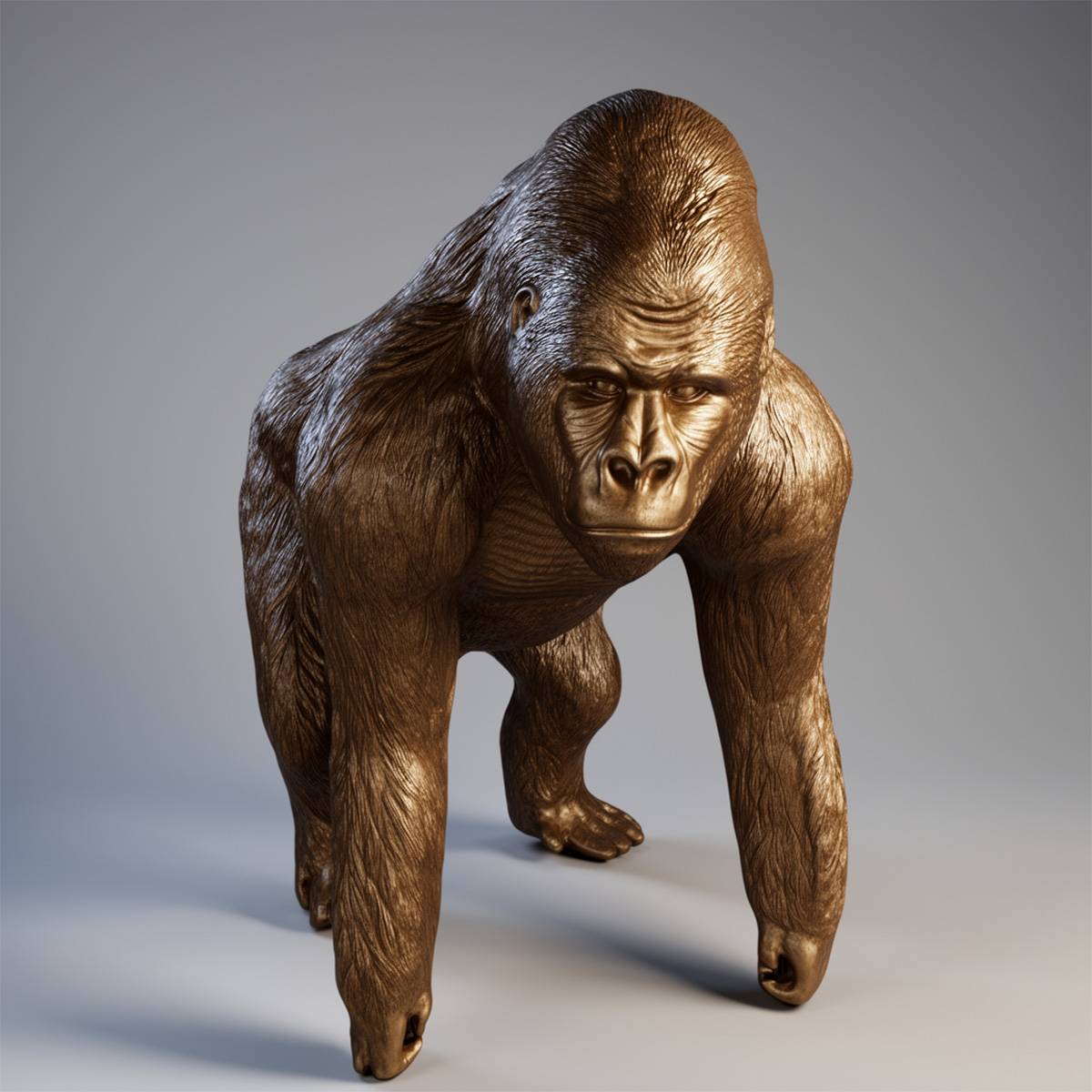 Grande Figure Décorative Gorille