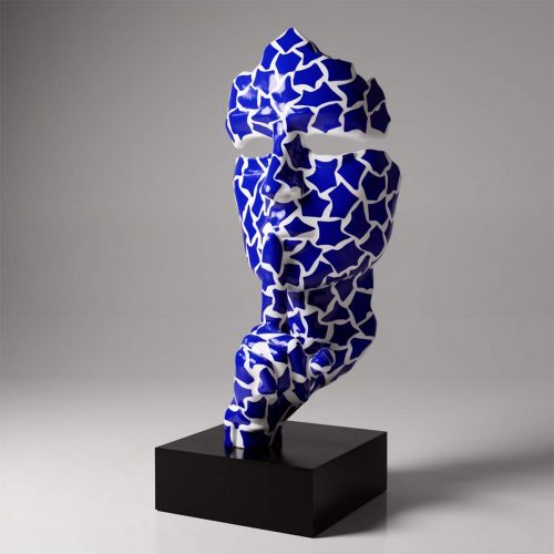 Grande housse de base – à taches bleues